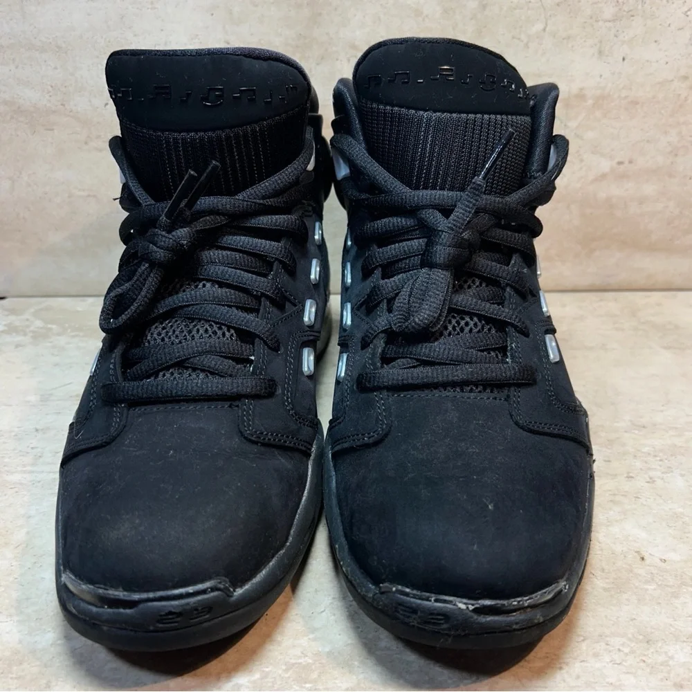 Size 8 Air Jordan 6-17-23 Black Metallic‎ Silver Mens DC7330 001 Shoes Sneakers